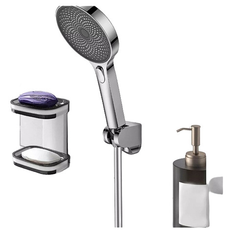 Repisa Jabonera Baño Con Doble Repisa  5