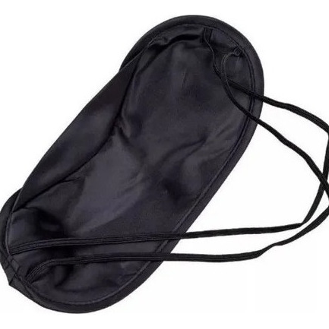 Antifaz Para Dormir Jia Nan Seda Negro Doble Elástico Descanso Mixta 3