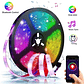 Tira Led Rgb Bluetooth Led Mood Usb 2m Ip54 Controlador Color - Miniatura 1