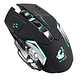 Mouse Gamer De Juego Inalámbrico Recargable Free Wolf X8 Black - Miniatura 9