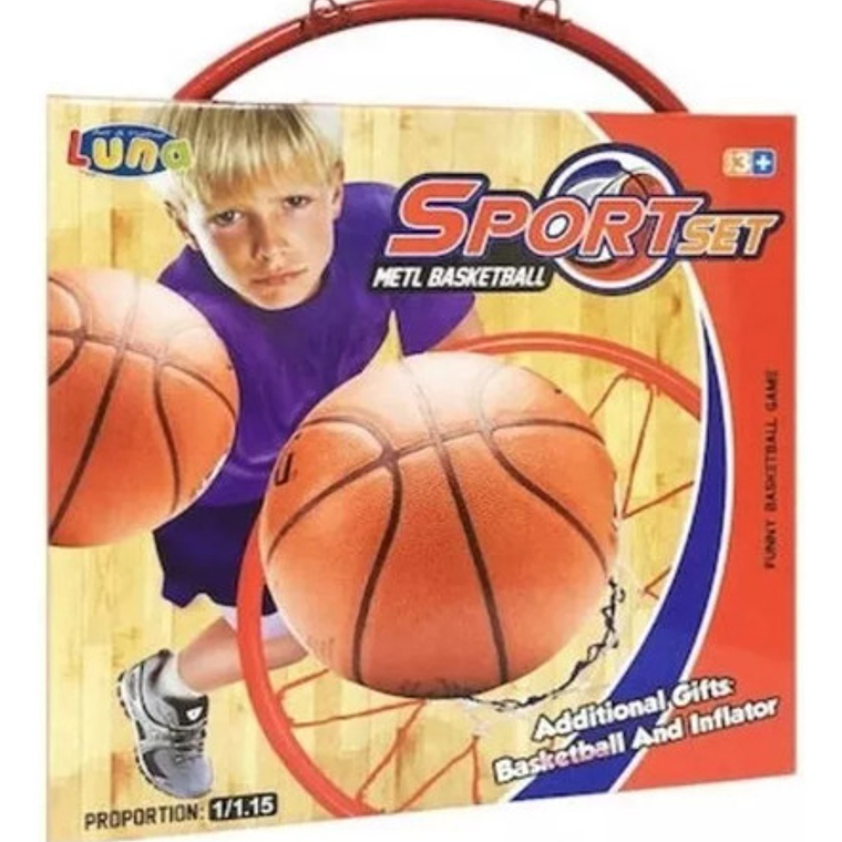 Aro De Basketball Para Niño +pelota+ Inflador 1.15  2