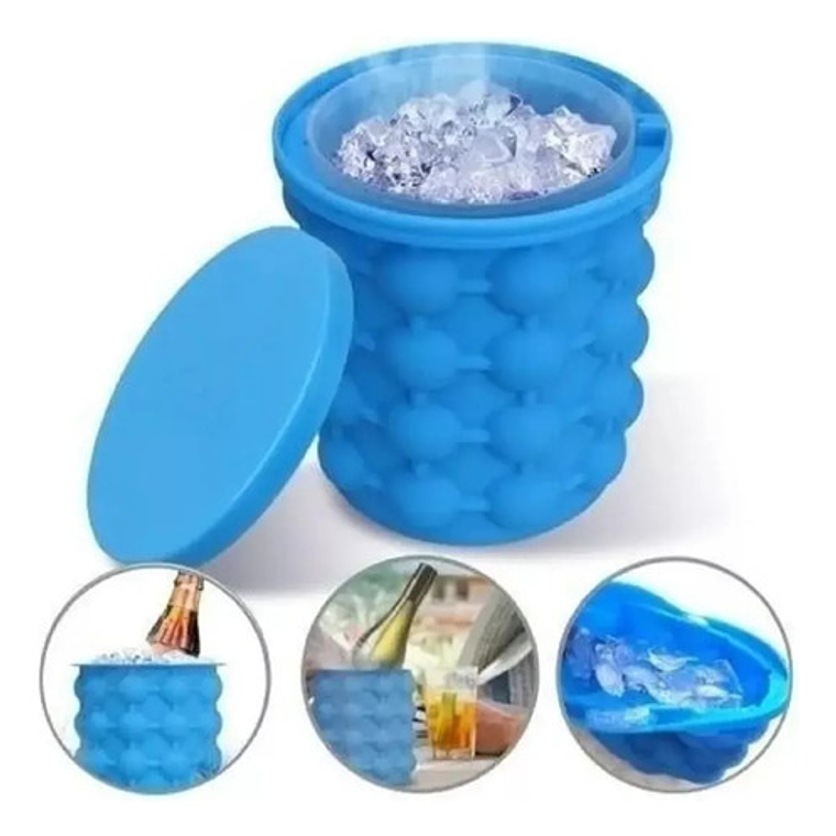 Hielera Cubeta Cubetera Hielo Fácil Ice Verano 3