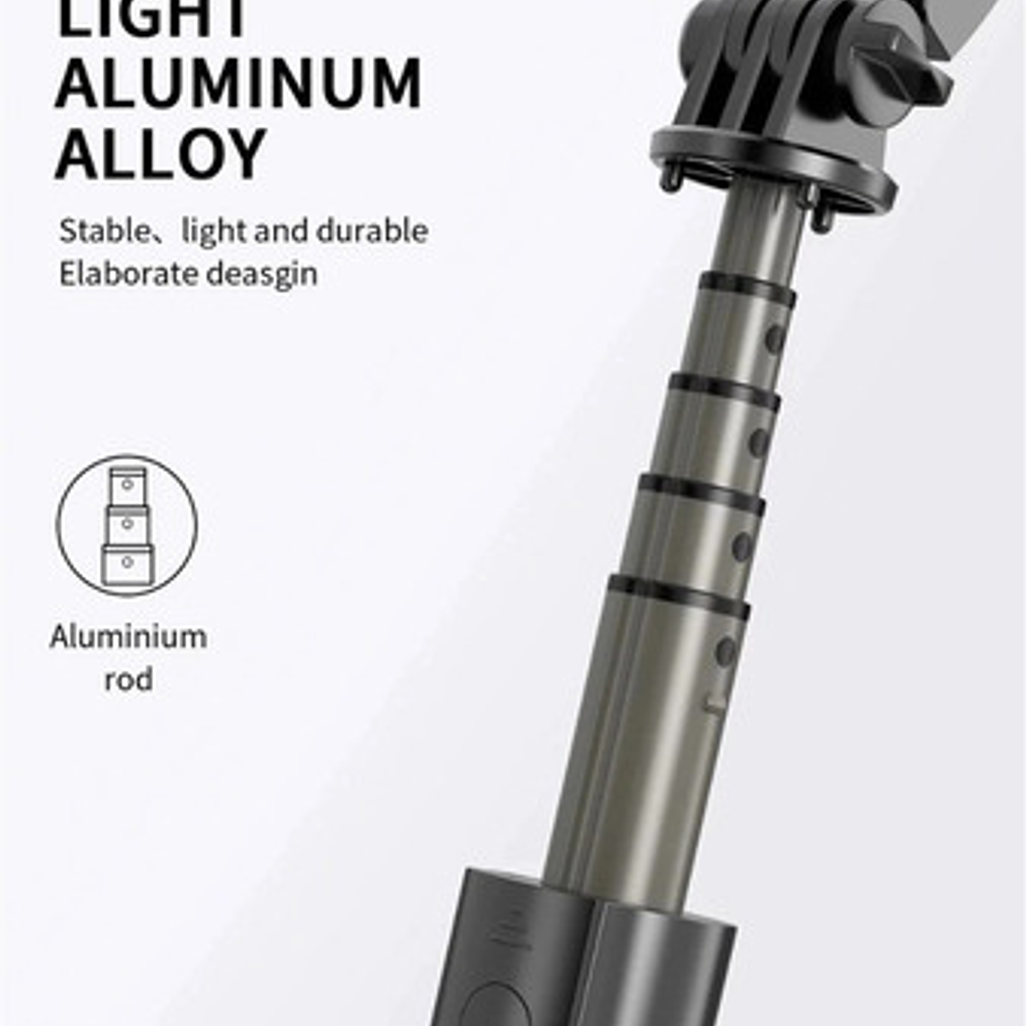 Palo Selfie 3 En 1 Trípode Flash Bluetooth Control / Smart 3