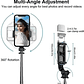 Palo Selfie 3 En 1 Trípode Flash Bluetooth Control / Smart - Miniatura 9