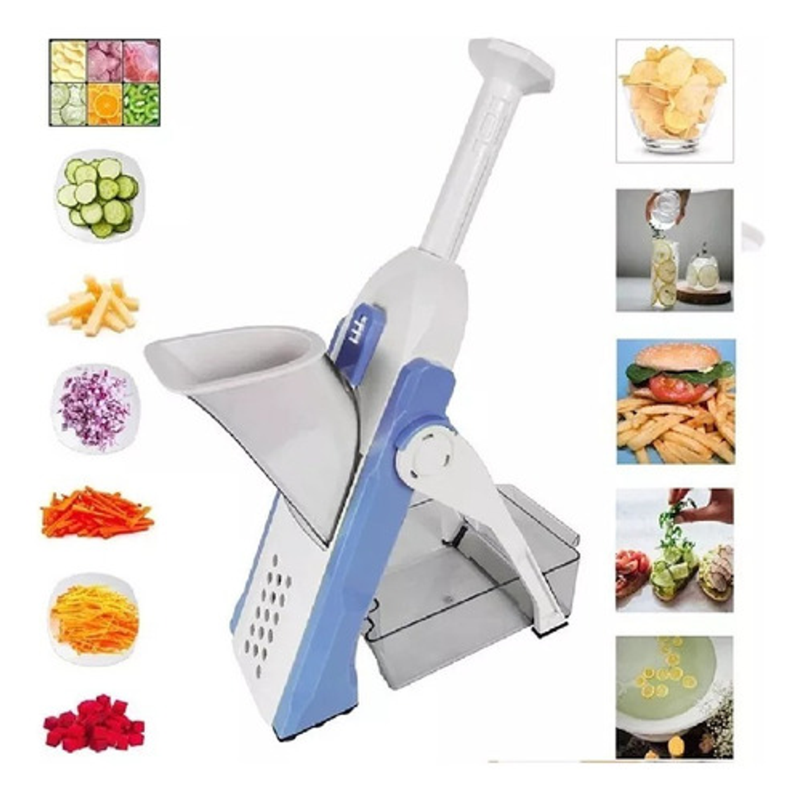 Picador Cortador De Frutas Y Verduras Cortadora  2