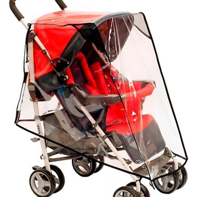 Cobertor Funda Cubre Coche Bebe Transparente Universal 2