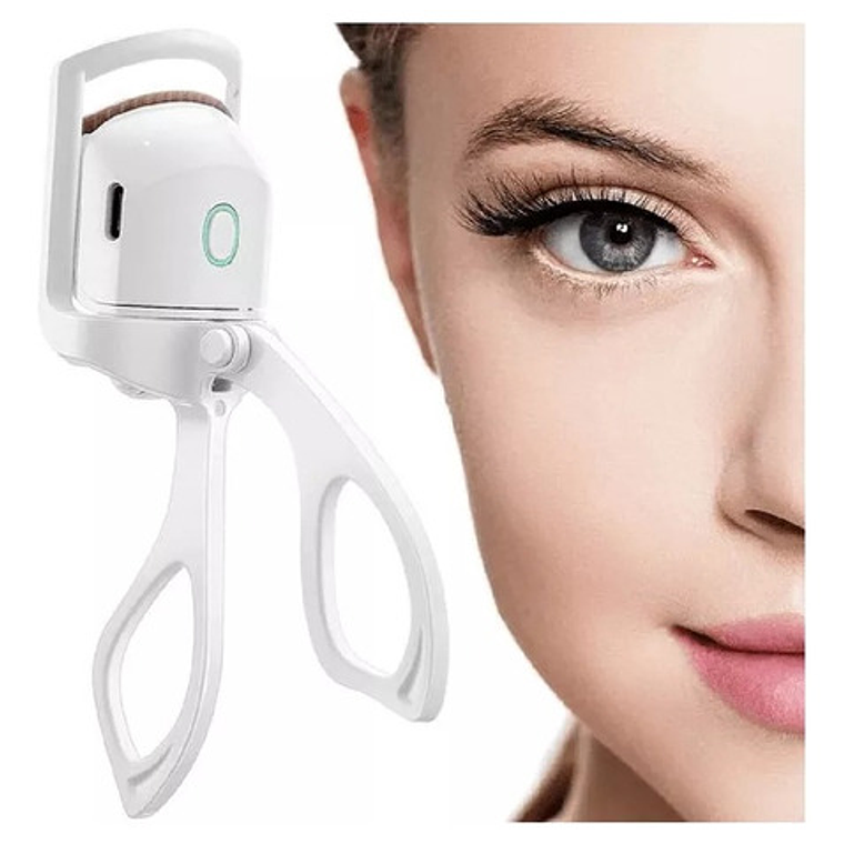 Rizador De Pestañas Eléctrico De Larga Duración Carga Usb Color Rosa 1