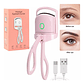 Rizador De Pestañas Eléctrico De Larga Duración Carga Usb Color Rosa - Miniatura 4