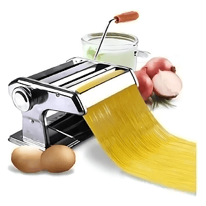 Máquina Para Hacer Tallarines Espagueti Acero Inoxidable Pasta Plateada Plateado