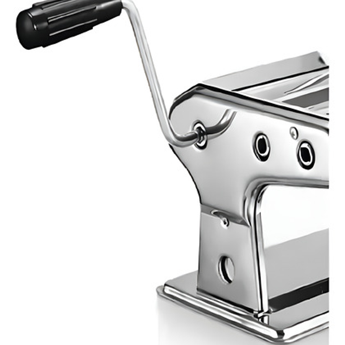 Máquina Para Hacer Tallarines Espagueti Acero Inoxidable Pasta Plateada Plateado 3