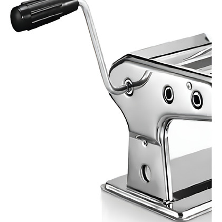 Máquina Para Hacer Tallarines Espagueti Acero Inoxidable Pasta Plateada Plateado 3