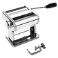 Máquina Para Hacer Tallarines Espagueti Acero Inoxidable Pasta Plateada Plateado - Miniatura 4