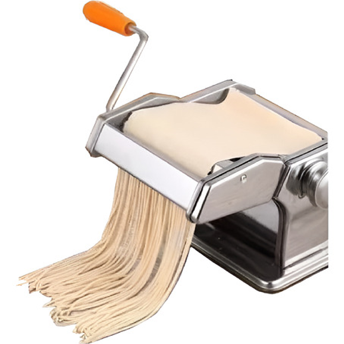 Máquina Para Hacer Tallarines Espagueti Acero Inoxidable Pasta Plateada Plateado 5