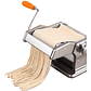 Máquina Para Hacer Tallarines Espagueti Acero Inoxidable Pasta Plateada Plateado - Miniatura 5