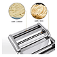 Máquina Para Hacer Tallarines Espagueti Acero Inoxidable Pasta Plateada Plateado - Miniatura 7