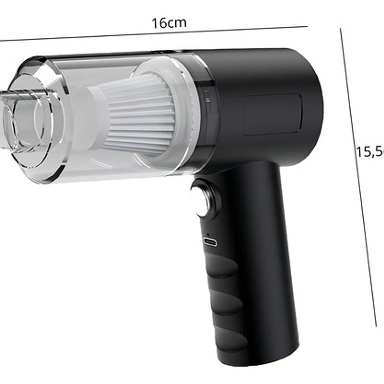 Aspiradora Inalámbrica Portátil Para Auto Recargable 5
