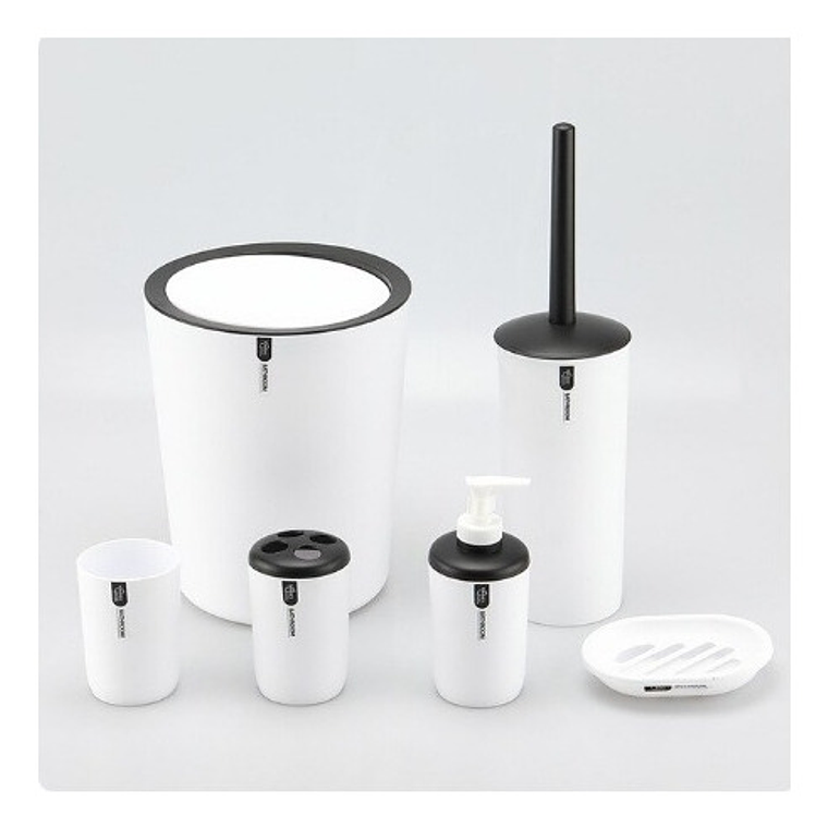 Set Juego De Baño 6 Piezas Accesorios Elegante  3