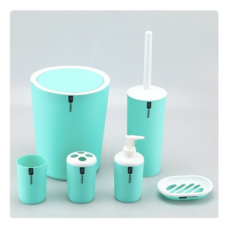 Set Juego De Baño 6 Piezas Accesorios Elegante  7