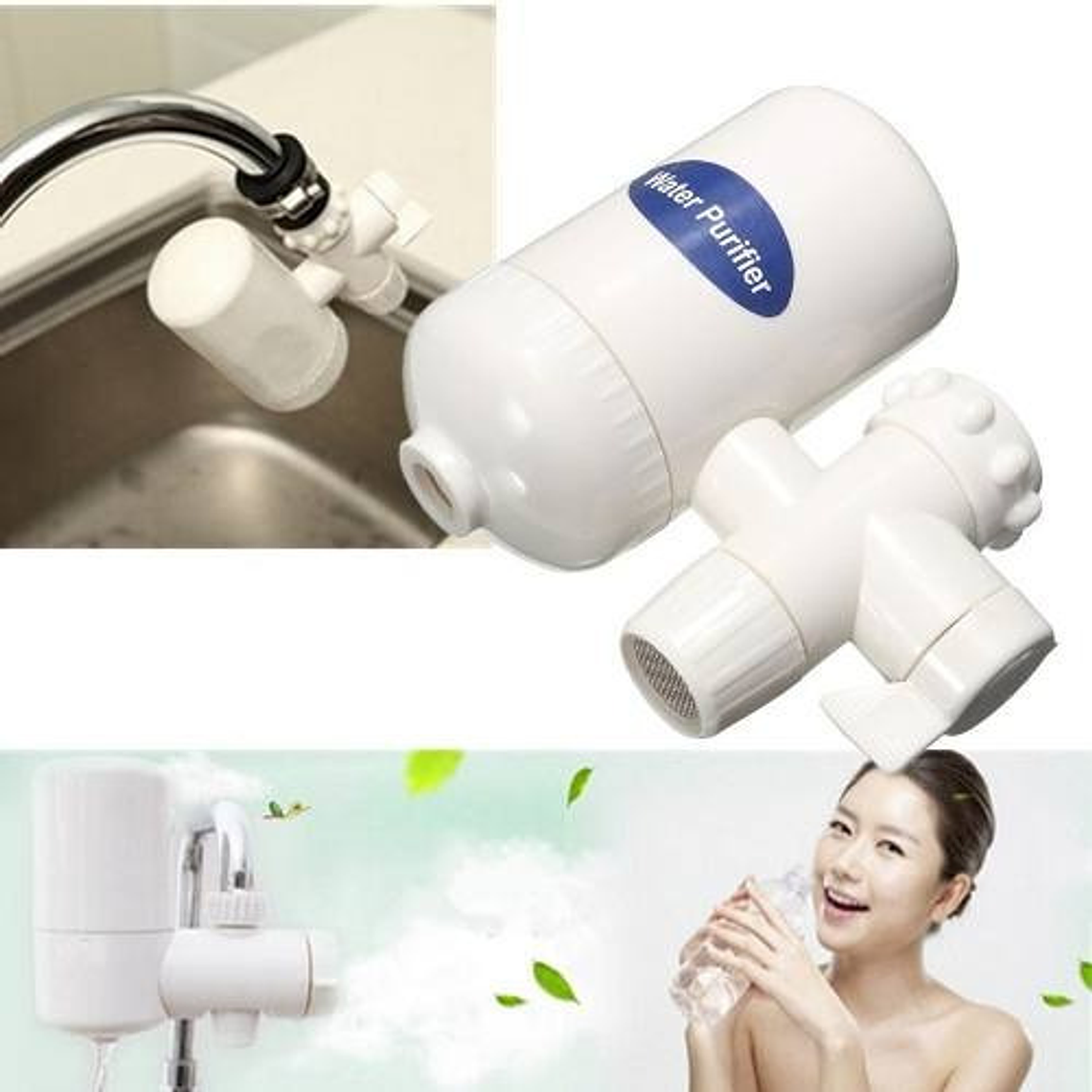 Purificador Agua Grifo Sws Water Purifier 7 Etapas Cerámica Blanco 5