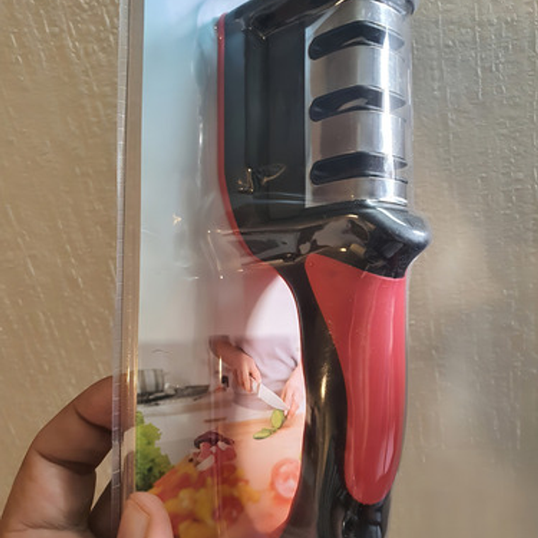 Afilador De Cuchillos Tijeras De 3 Filos De Acero Inoxidable 7