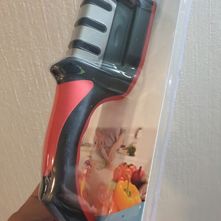 Afilador De Cuchillos Tijeras De 3 Filos De Acero Inoxidable 8