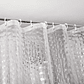 Cortina De Baño Impermeable Transparente 3d Smart Business 1.8x1.8m Con Argollas - Miniatura 3