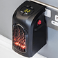 Calefactor Cerámico Handy Heater 400w Eléctrico Pared Negro Termostato - Miniatura 1