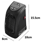 Calefactor Cerámico Handy Heater 400w Eléctrico Pared Negro Termostato - Miniatura 7