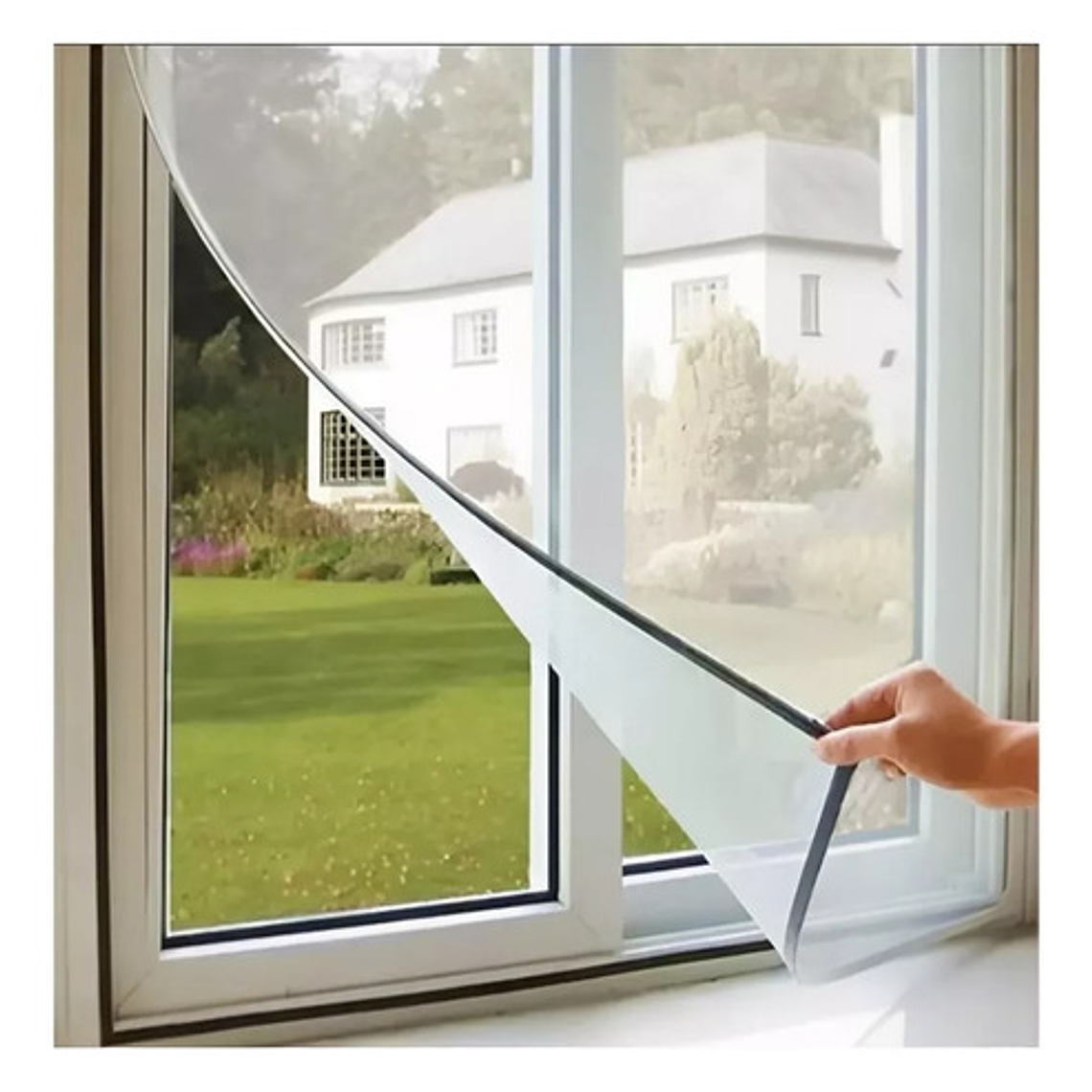 Malla Mosquitera Magnético Para Ventanas 150cm X 180cm  6