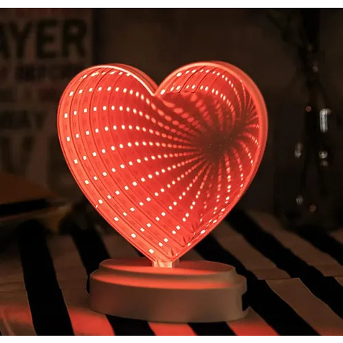 Lámpara De Mesa Colorida Luz De Noche3d 2