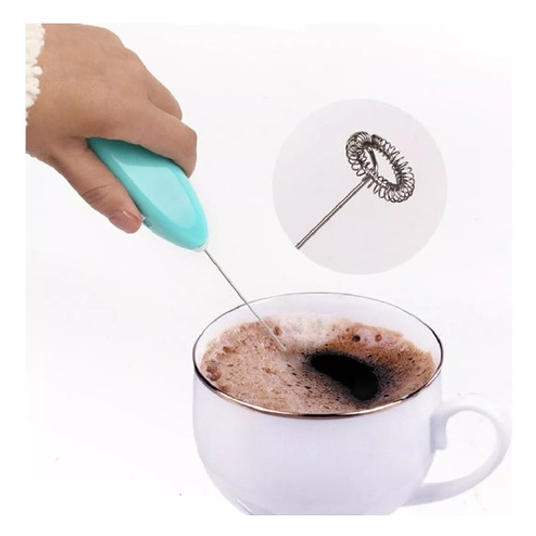 Mini Batidor Revolvedor De Cafe Y Espuma Leche 2