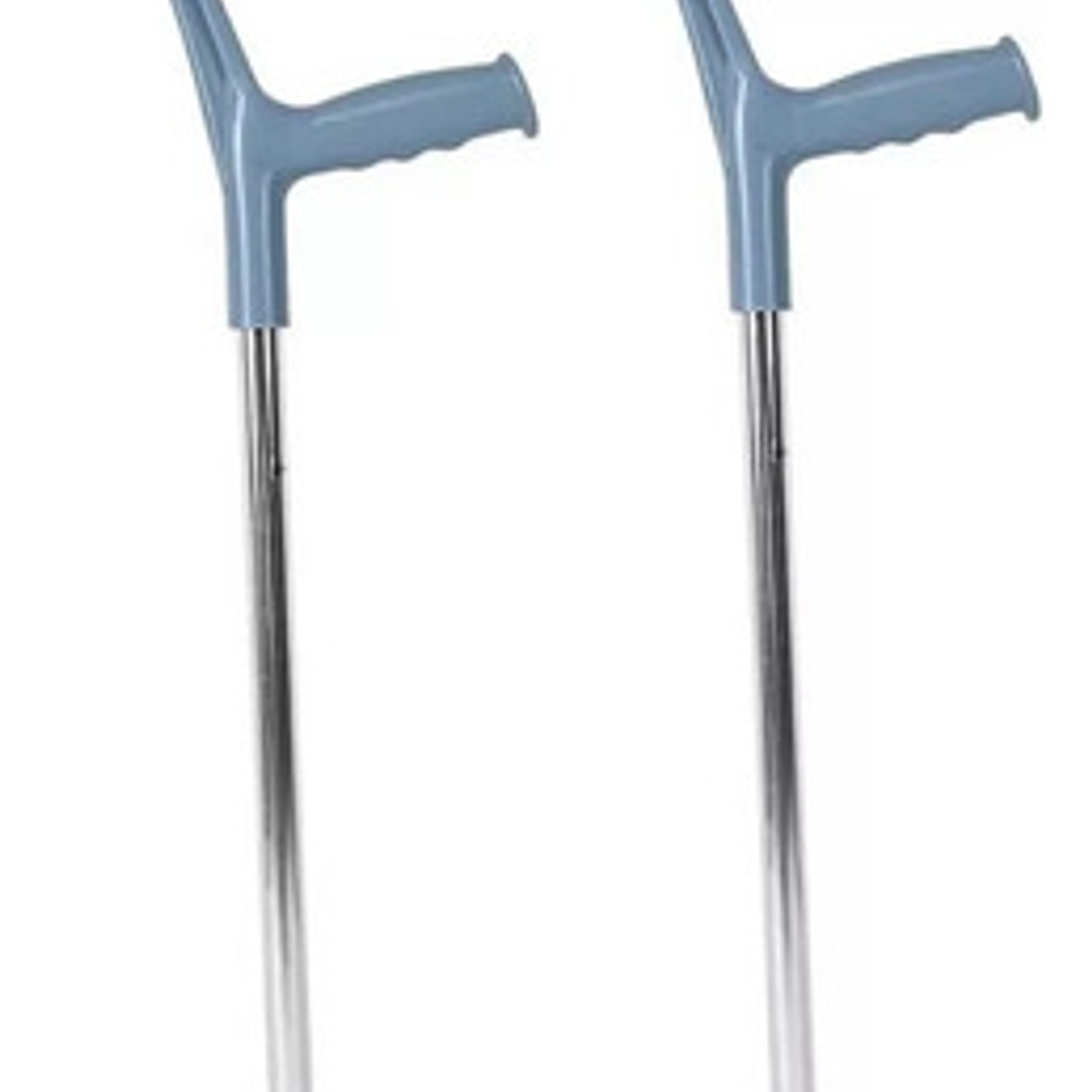 2 Bastón Muleta Canadiense Regulable En Altura Color Plateado 1
