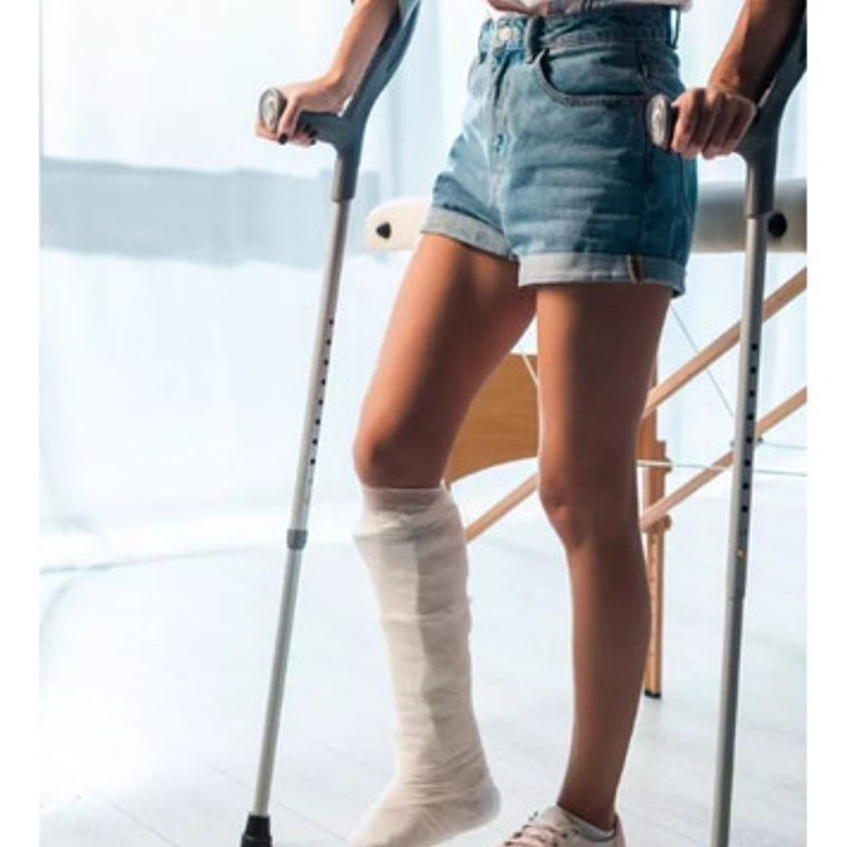 2 Bastón Muleta Canadiense Regulable En Altura Color Plateado 5