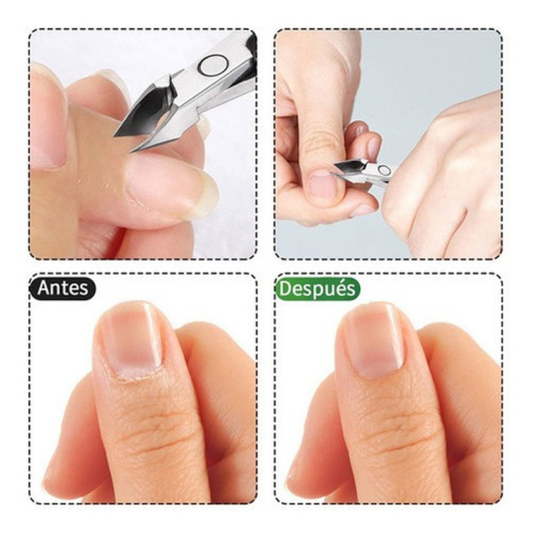 Cortador De Uñas / Cutícula / Manicura / Corta Cutícula 4