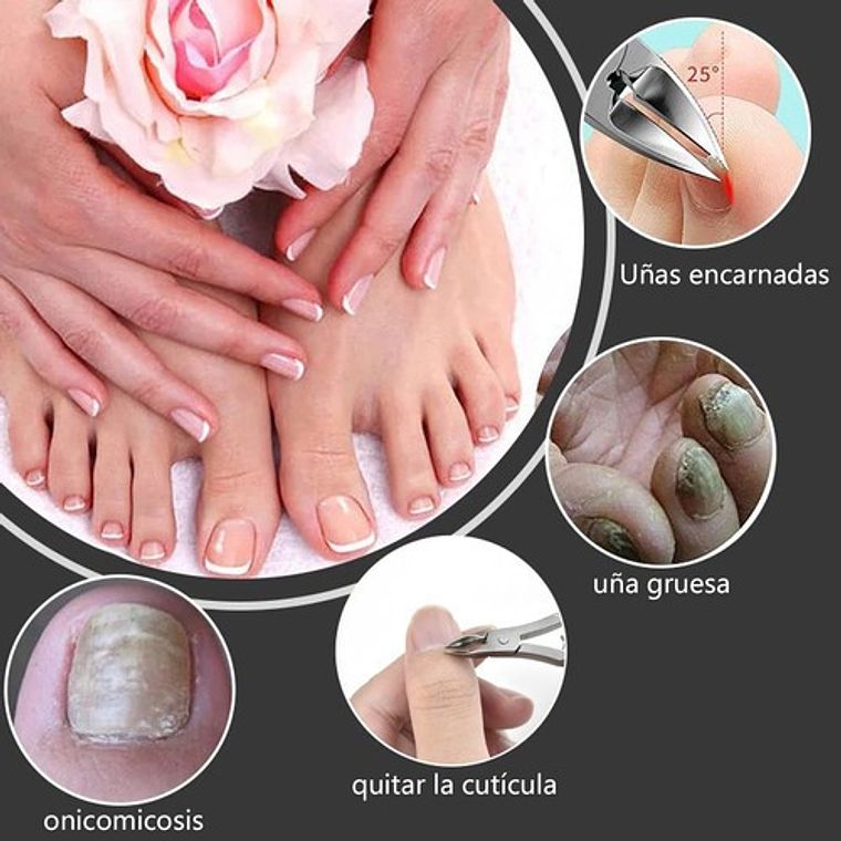 Cortador De Uñas / Cutícula / Manicura / Corta Cutícula 5