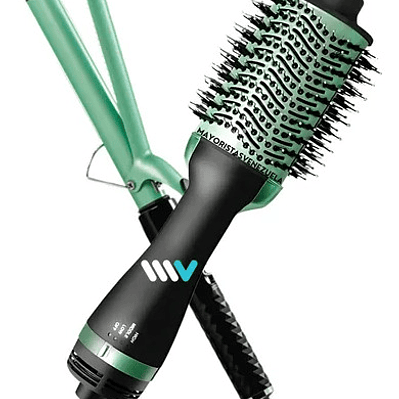 Cepillo Secador + Rizadora Aguacate Shine Therapy