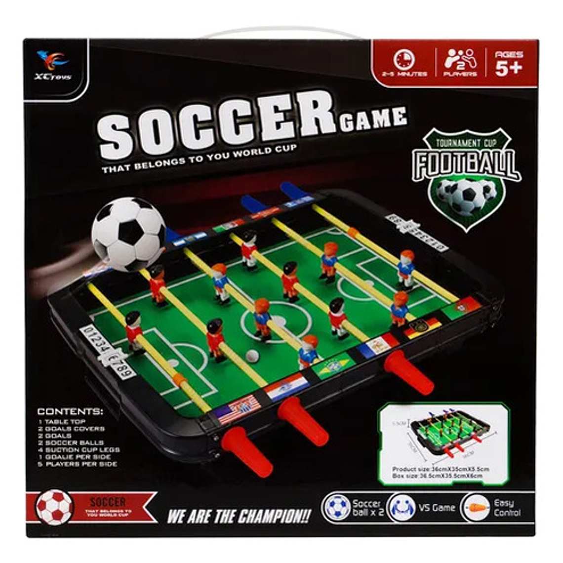 Mini Futbol Juego De Mesa Niños Diversión 2