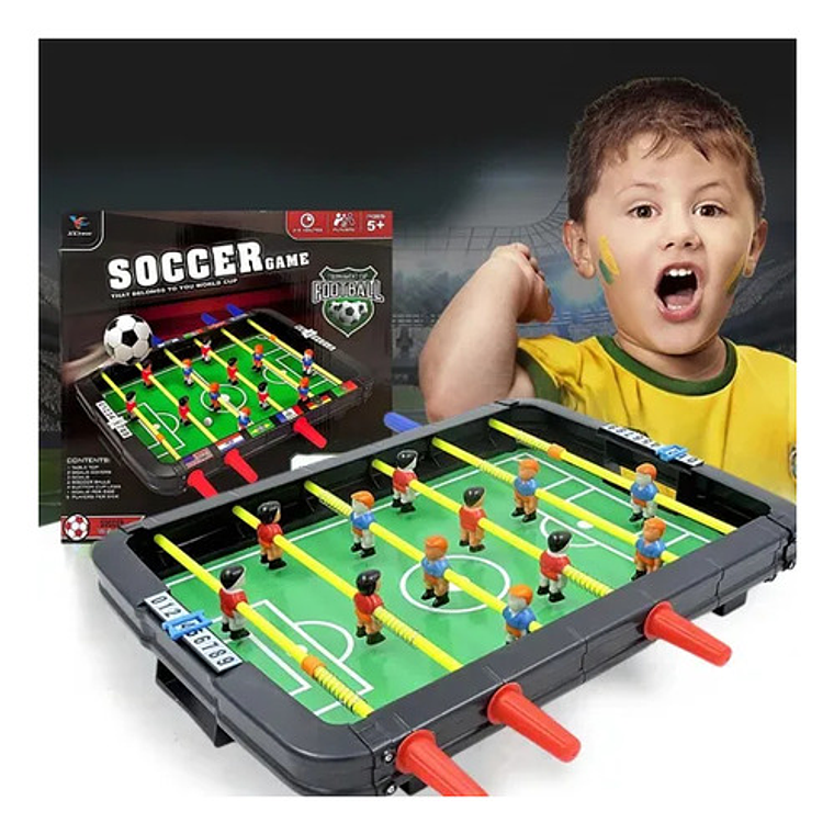 Mini Futbol Juego De Mesa Niños Diversión 4