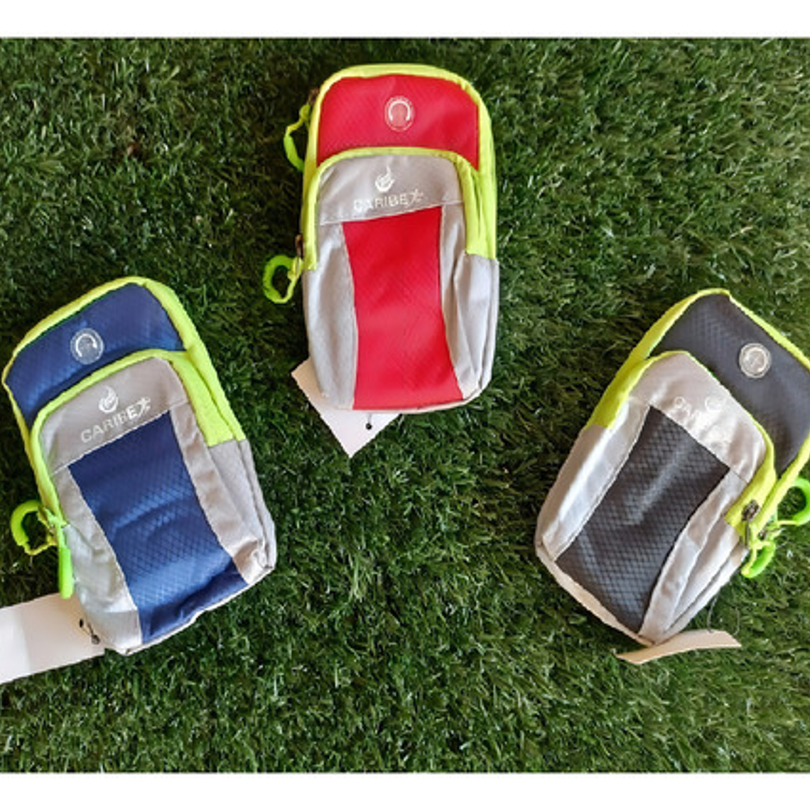 Bolso Deportivo Caribe Brazo Plateado Resistente Al Agua Para Teléfonos 6.8 Pulgadas 3