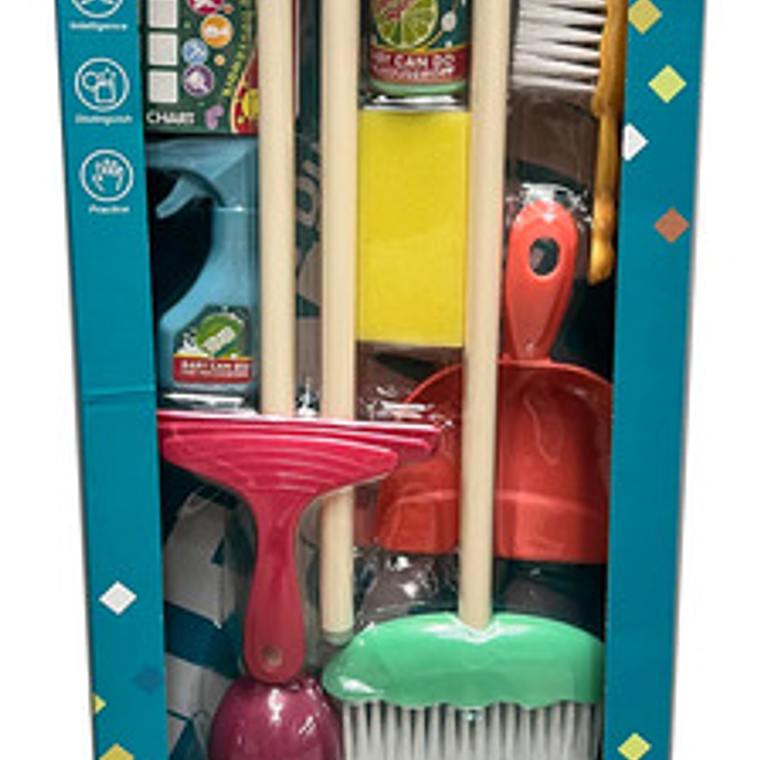 Juguete De Limpieza Para Niños Set De Aseo Didactico 2
