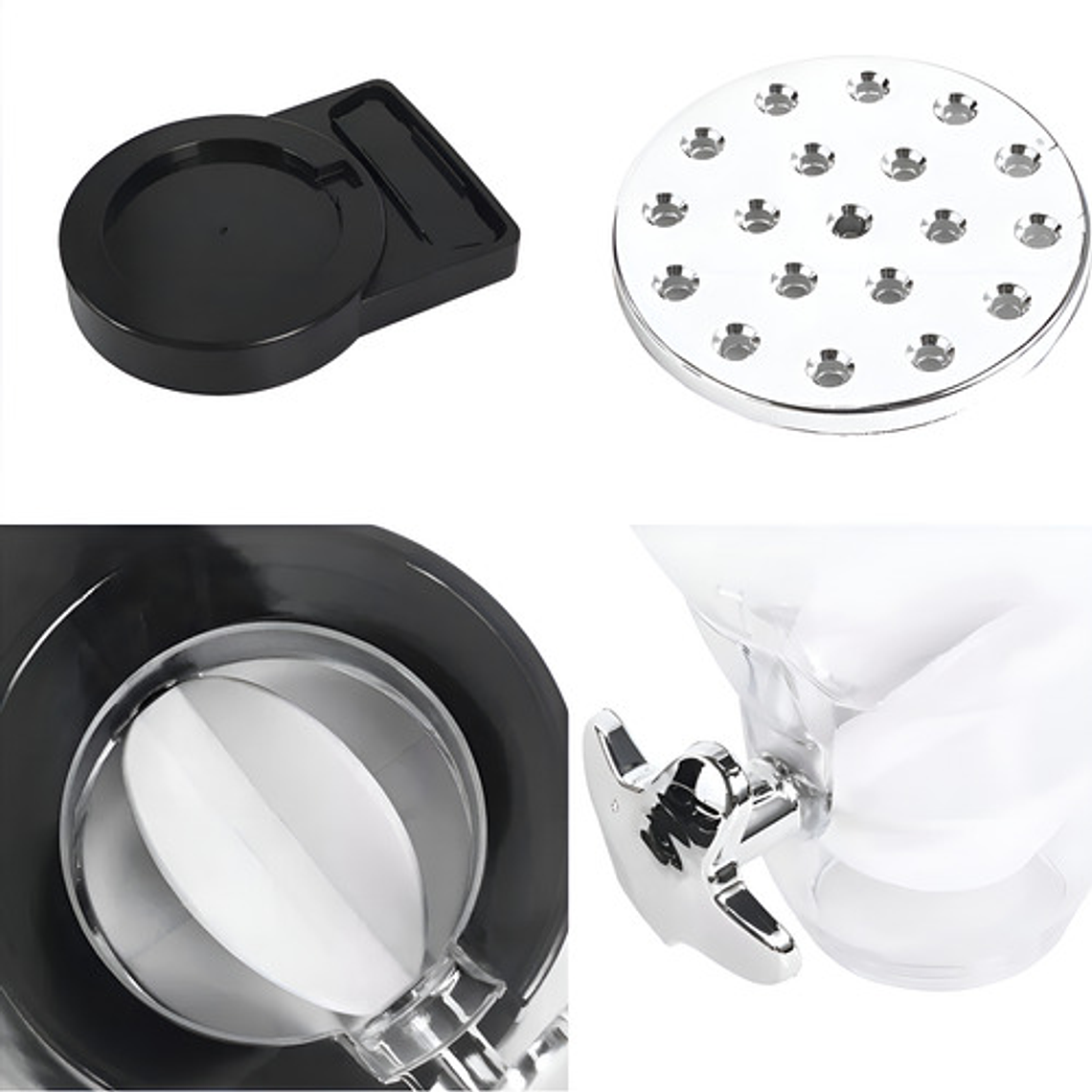 Dispensador Triple Cereal Granos Dulces Frutos Secos 5