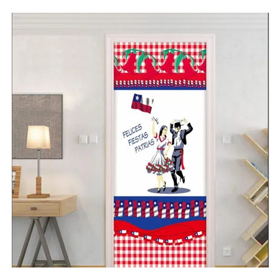 Funda Puertas Decoracion Fechas Patrias Elastica Surtida 4
