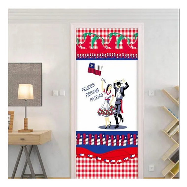 Funda Puertas Decoracion Fechas Patrias Elastica Surtida 4