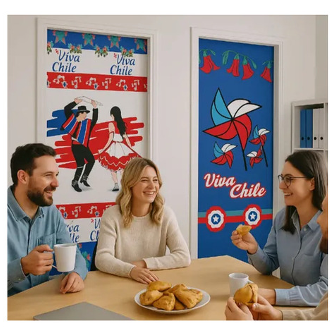 Funda Puertas Decoracion Fechas Patrias Elastica Surtida 6