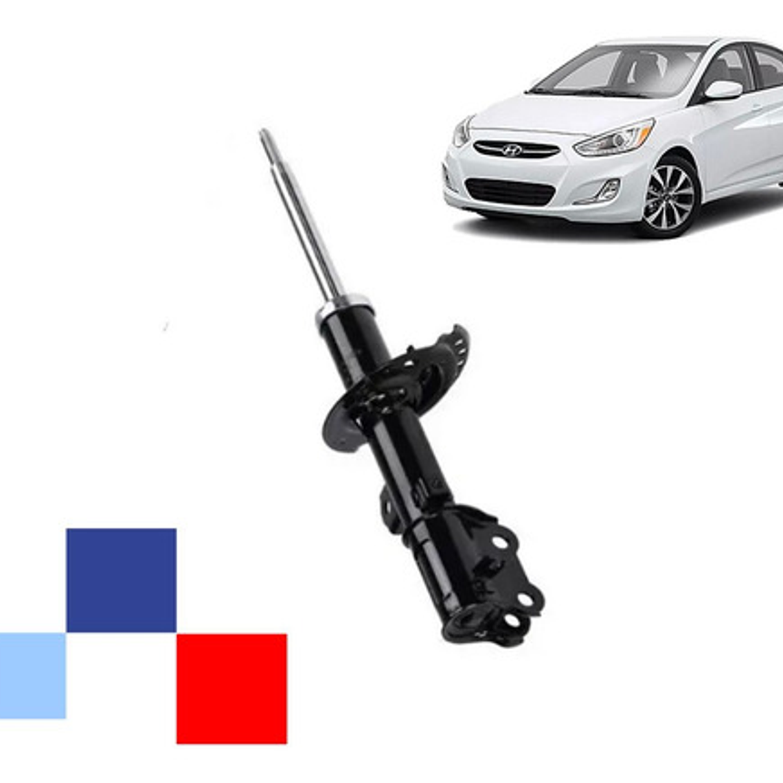 Amortiguadores Hyundai Accent Rb 2011 -2021 Delanteros 1