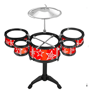 Mini Batería Musical Juguete Infantil 7 Pcs Jazz Drum Niños
