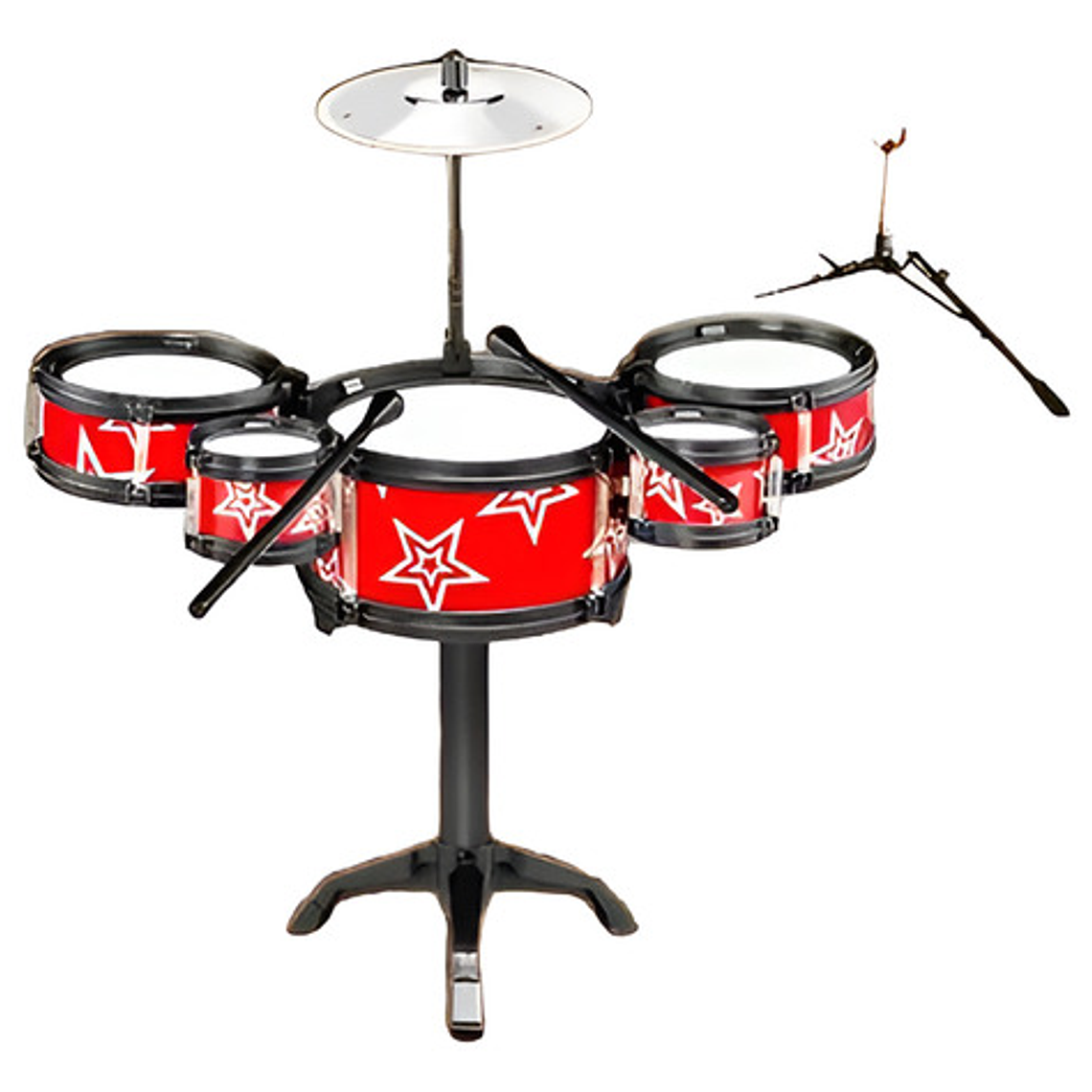 Mini Batería Musical Juguete Infantil 7 Pcs Jazz Drum Niños 2