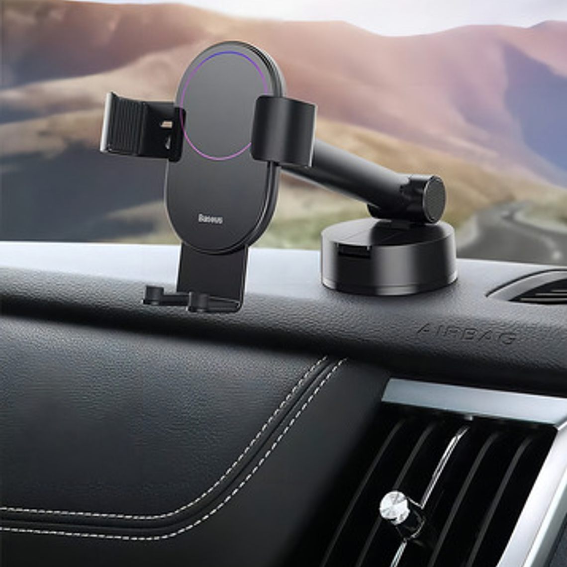 Soporte Celular Auto Ventosa Tablero Parabrisas 4