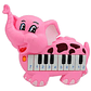 Piano Musical Organo Infantil Sonido Animalitos Juguete - Miniatura 1