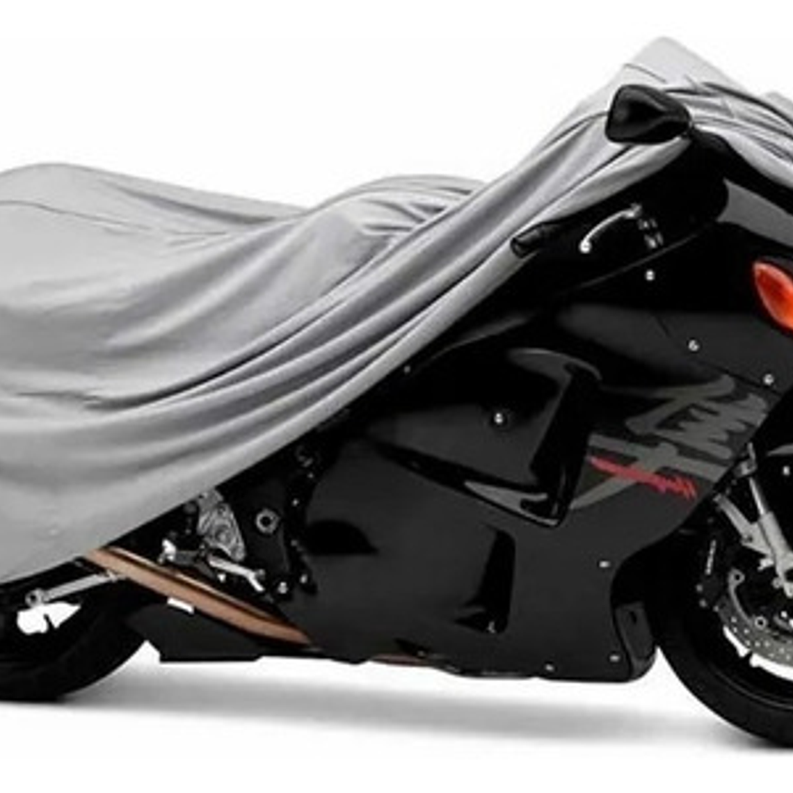 Funda Impermeable Globalhome Cubre Moto 130x230 Cm Gris Con Bolsa 1
